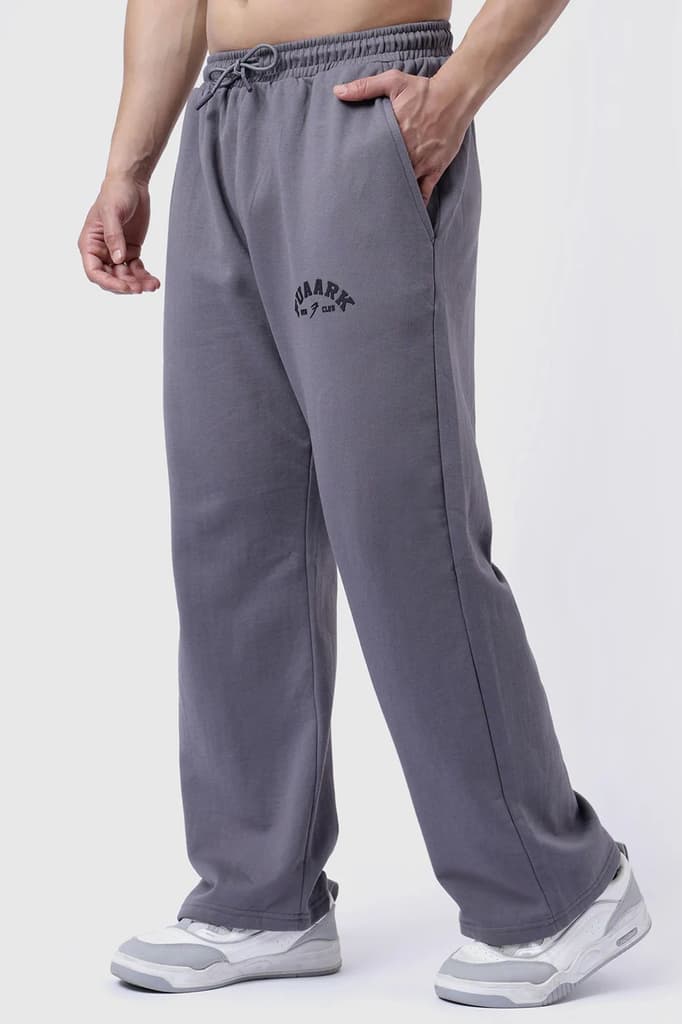 Laidback Relaxed Pants Dark Grey — S