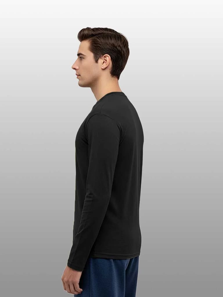 Men's Henley T-shirt Fullsleeve | Freecultr — photo 7