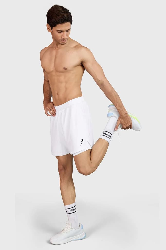 Hyper 5" Running Short White — photo 2