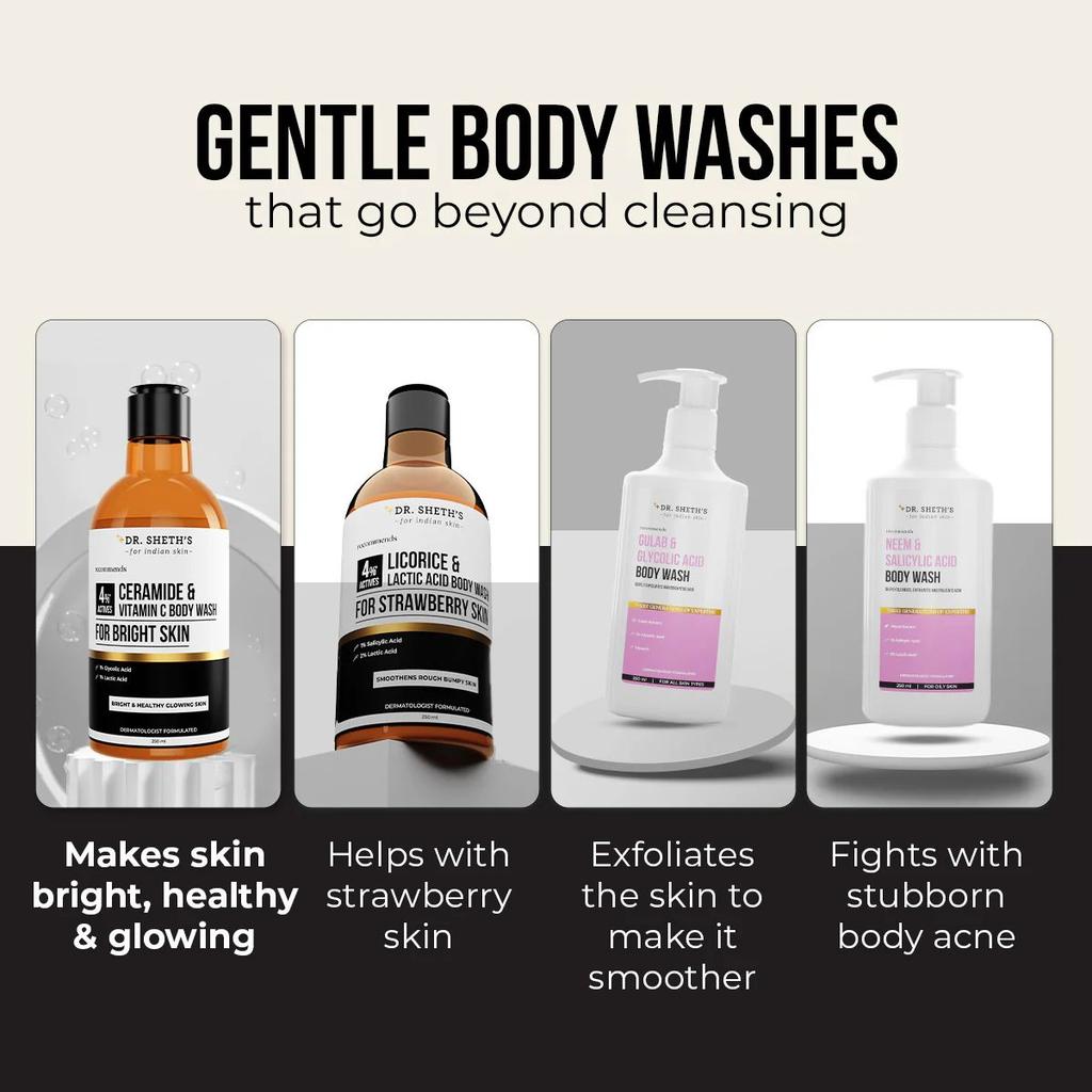 Ceramide & Vitamin C Body Wash - 250ml