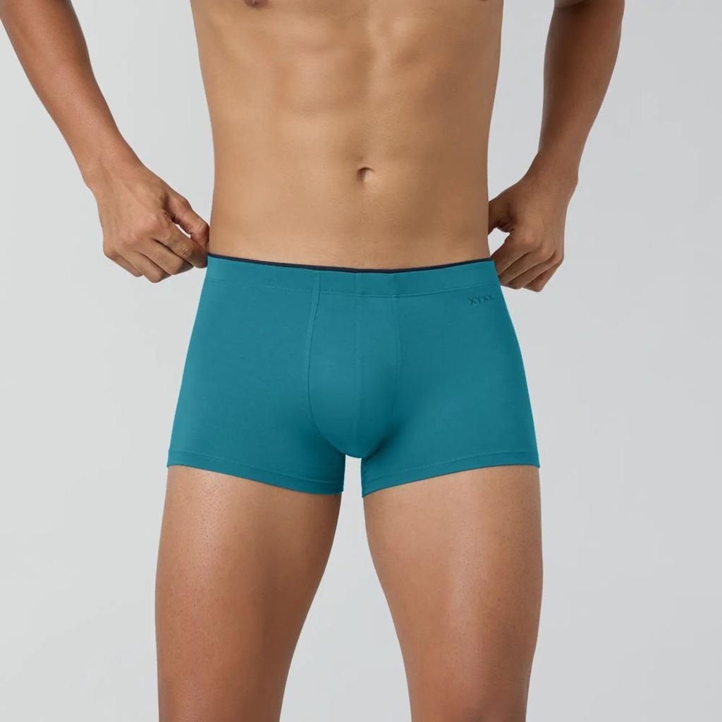 Super Combed Cotton-Modal Trunks - Ocean Blue — photo 6