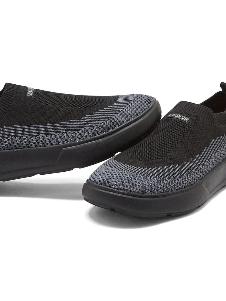 LEDGE Black Men's Walking Shoes — photo 7