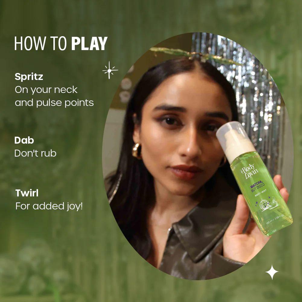 Matcha, But Disco Body Mist by BodyLovin'