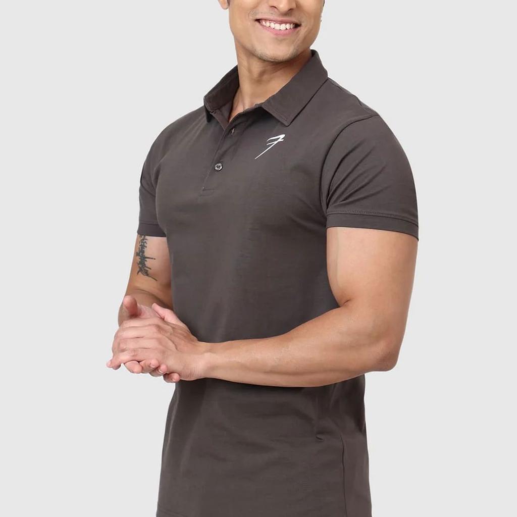 Polo T-shirt Gunmetal