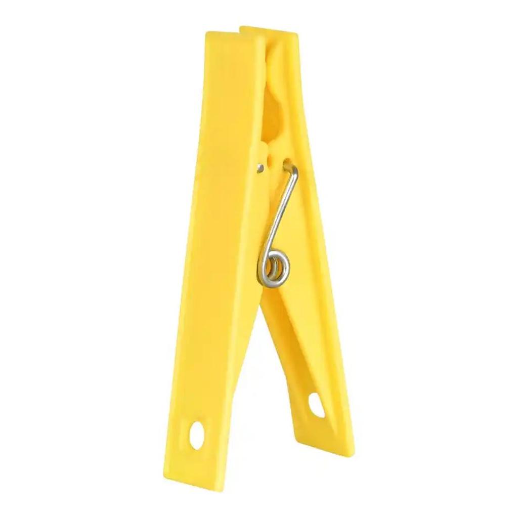 Sinco Megha Cloth Clips / Cloth Pegs - Pack of 1 (12 Pieces) - Yellow