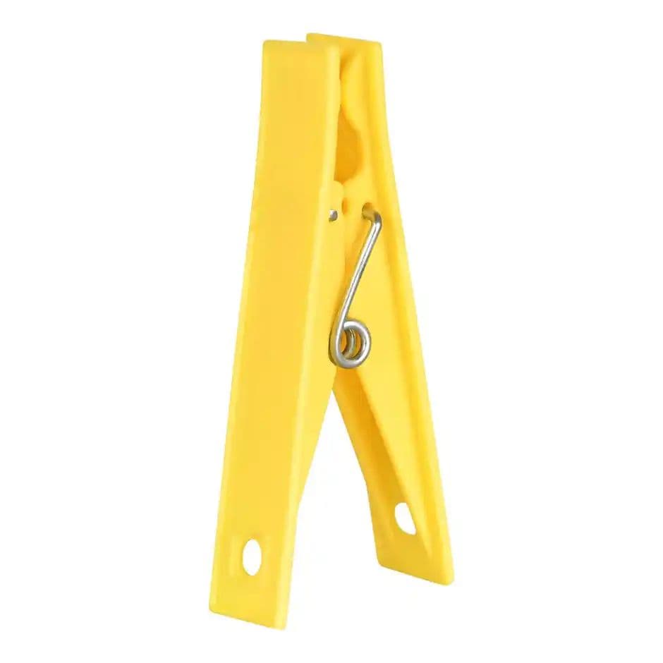 Sinco Megha Cloth Clips / Cloth Pegs - Pack of 1 (12 Pieces) - Yellow