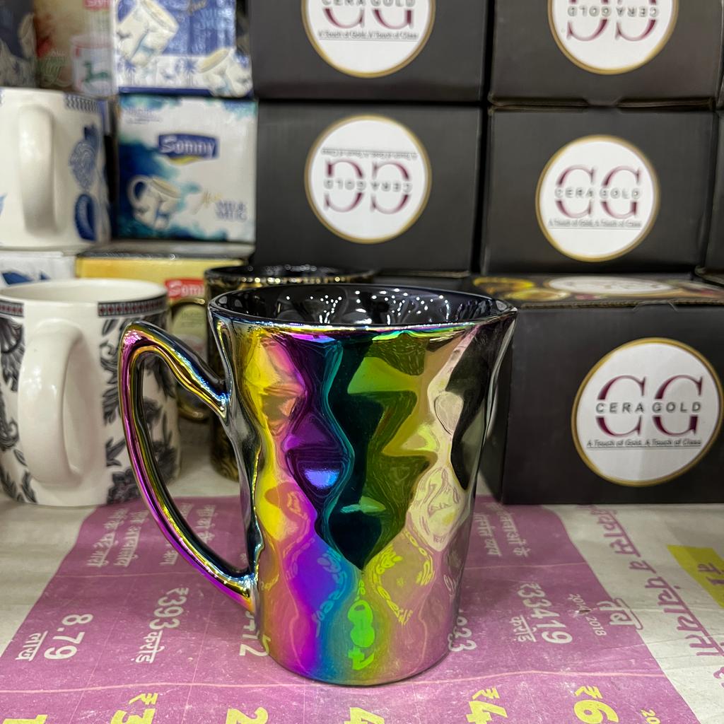 Rainbow Mug | Coffee Mug | Glass | Multi-colored