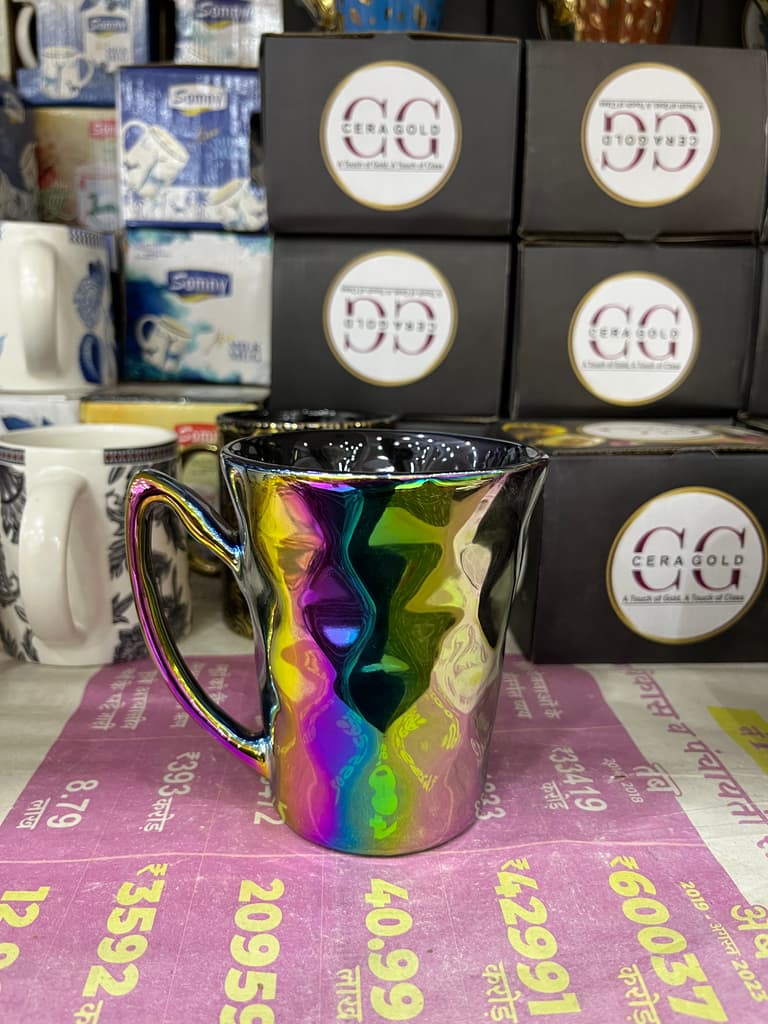 Rainbow Mug | Coffee Mug | Glass | Multi-colored