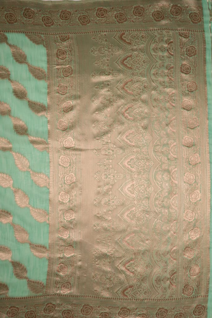 Mimosa Women's Woven Design Banarasi Style Art Silk Saree With Blouse Piece : SA00001773RMFREE — photo 8
