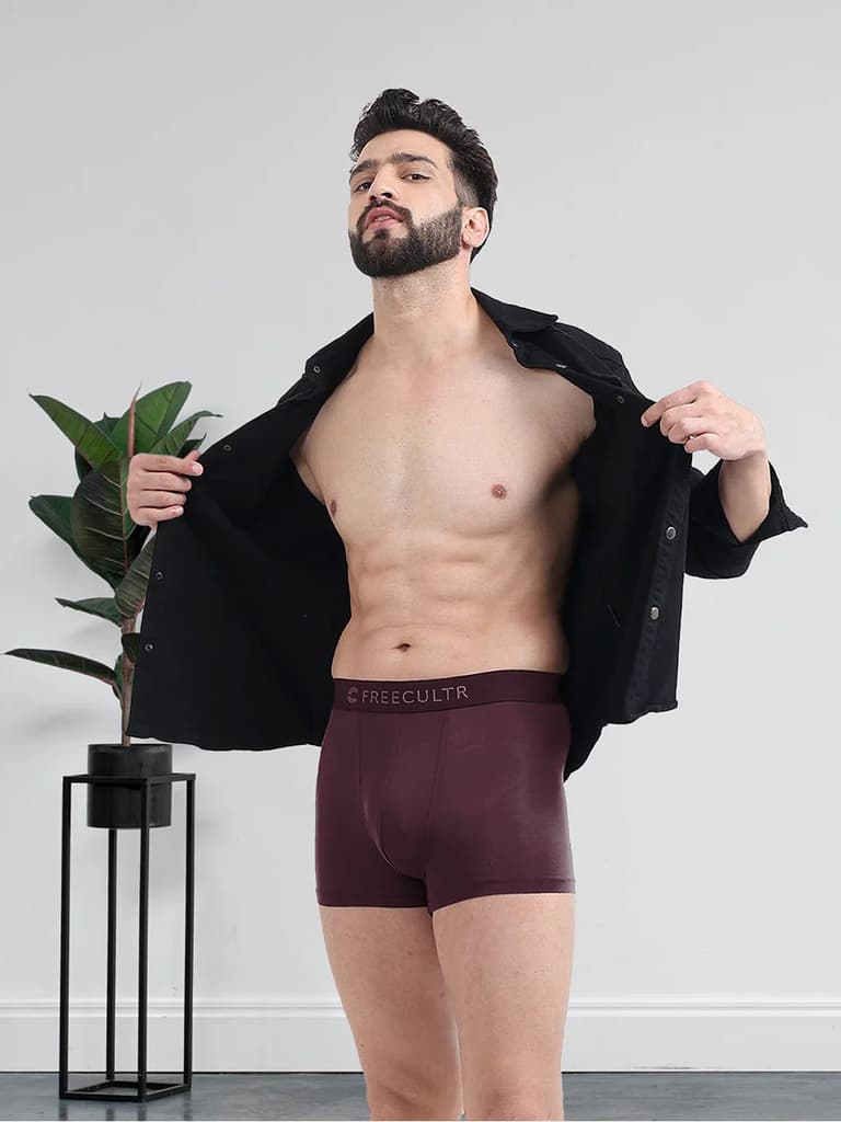 Men's Anti-Bacterial Micro Modal Trunk in Solid Waistband (Pack of 1) — photo 4