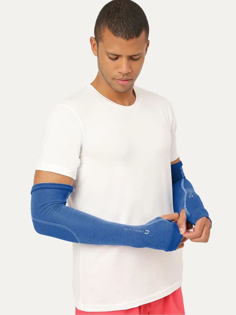 Unisex Arm Sleeves (Pack of 1) — Pilot Blue / Unisex