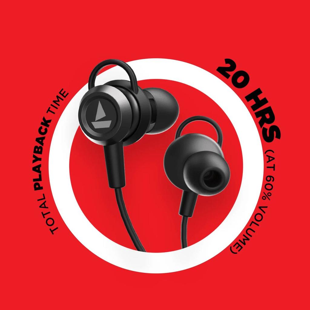 boAt Rockerz 355 | Wireless Neckband with Qualcomm' aptX™ HD Audio & 20H Playback