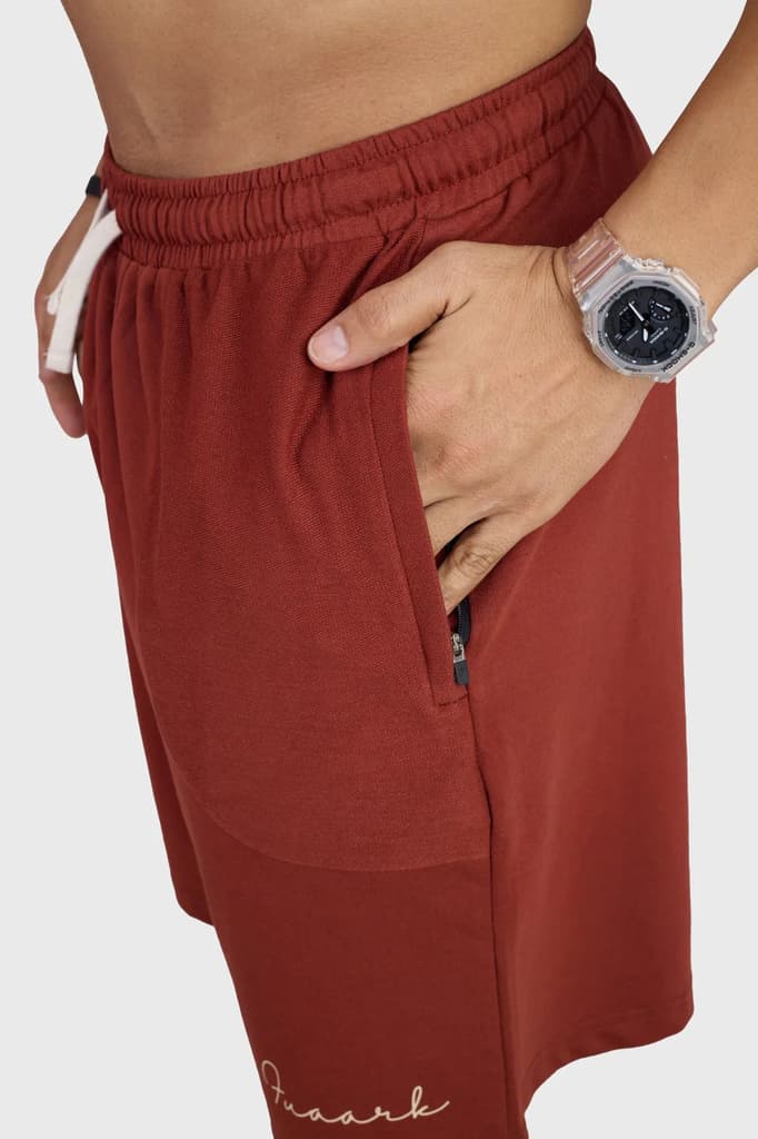 Weekend Oversized Shorts Rust — photo 3
