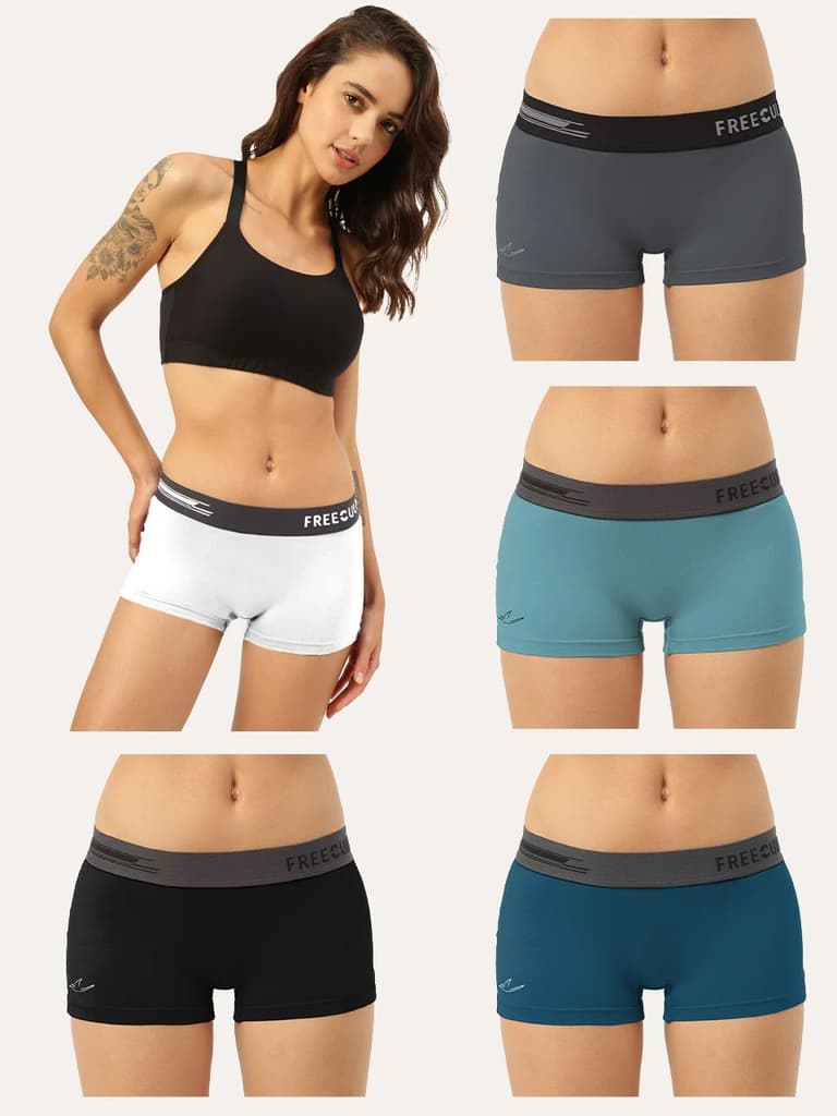 Women's Micro Modal Boy Shorts (Pack of 5) — photo 12
