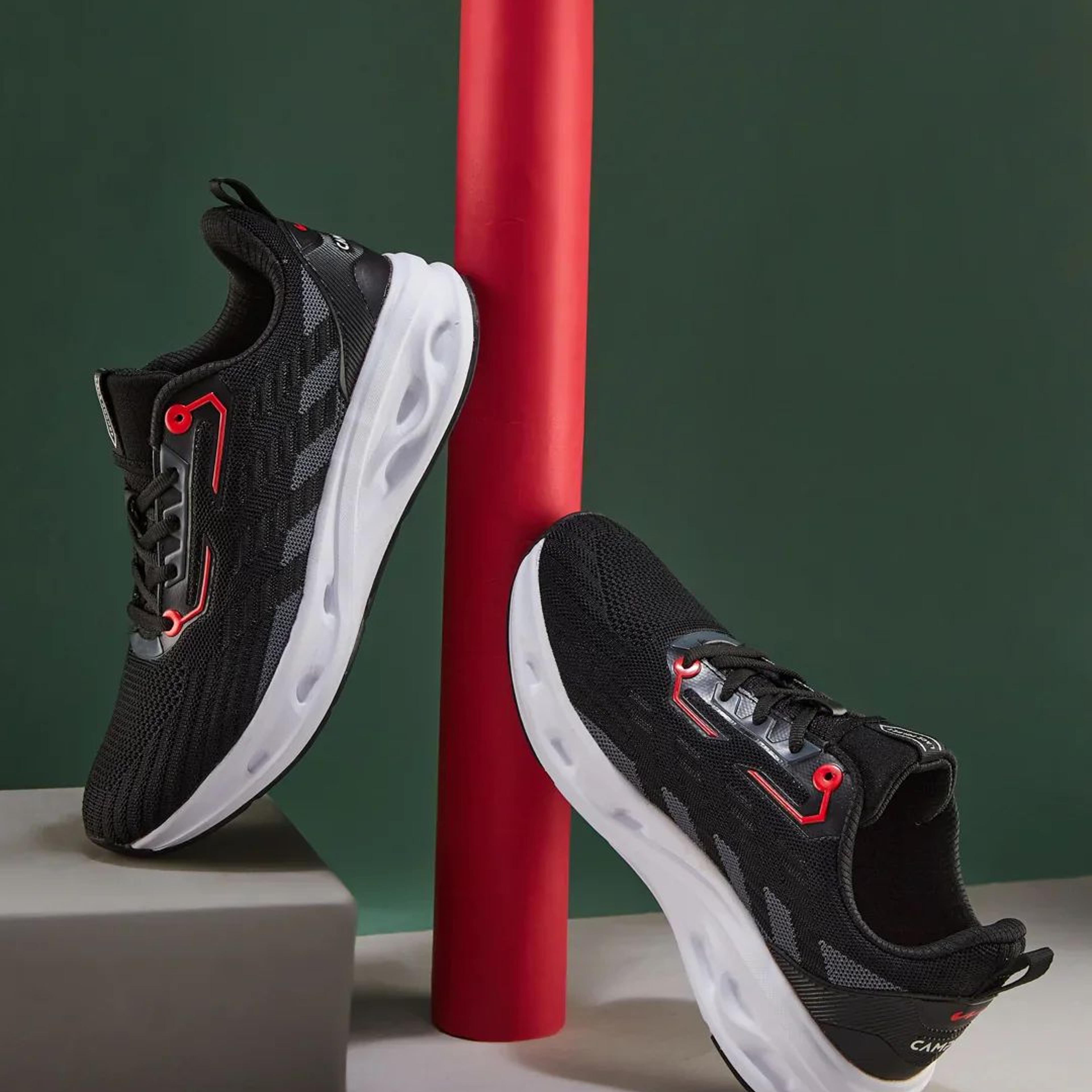 RAZZLE Black Men's Running Shoes