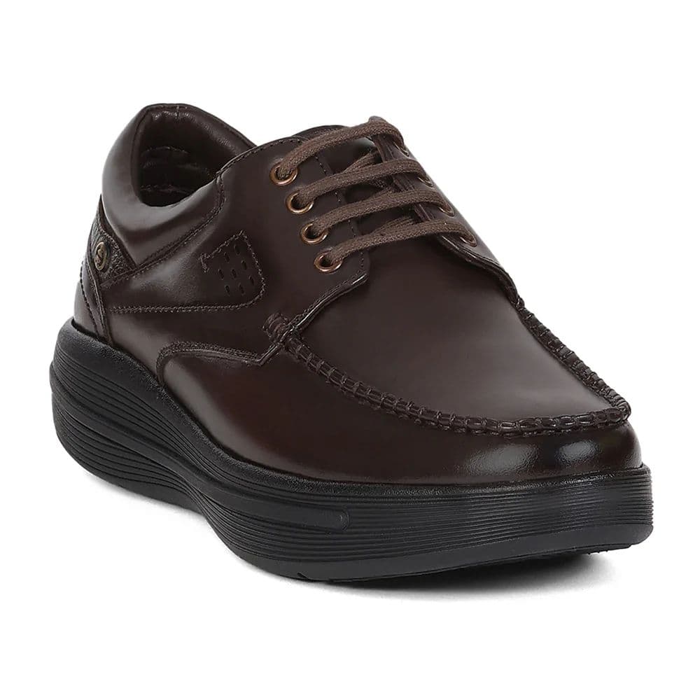 Healers LER-1 Men's Brown Formal Derby Shoes with Advanced GEL INSOLE Technology — 6/40 / Brown