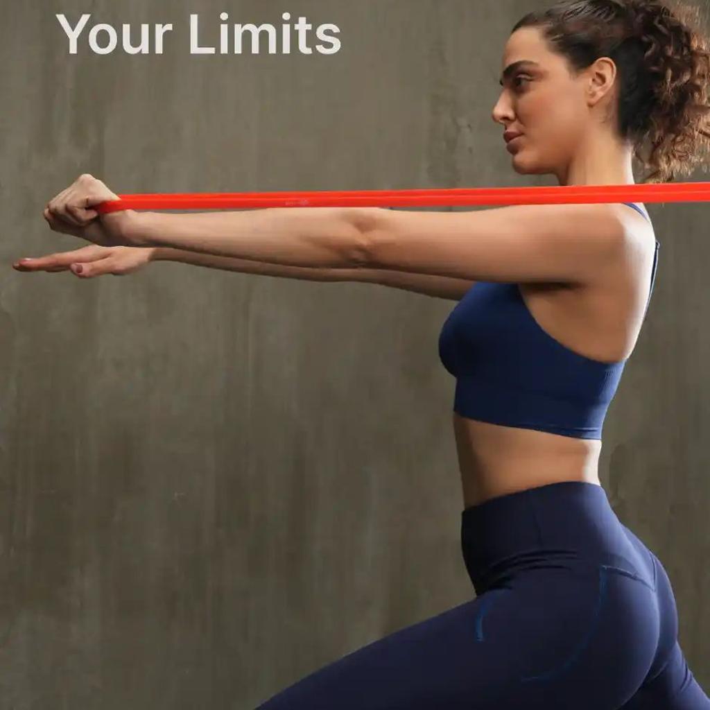 Cultfit Unisex Resistance Band for Stretching & Pull Ups | Red - 7-15 kg Resistance