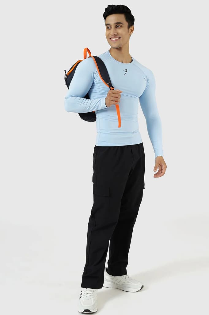 Compression Fullsleeves T-shirt Glacial Blue — photo 2