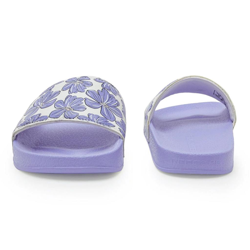 Womens Sliders in Lavender | Casual Pool Sliders — photo 4