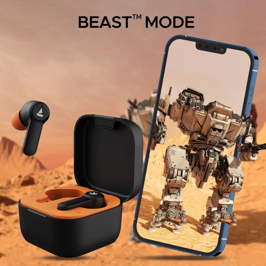 boAt Airdopes Crude | Wireless Earbuds with 50 Hours Playback, ENx™ Technology, ASAP™ Charge, BEAST™ Mode, Bluetooth v5.3 — photo 8