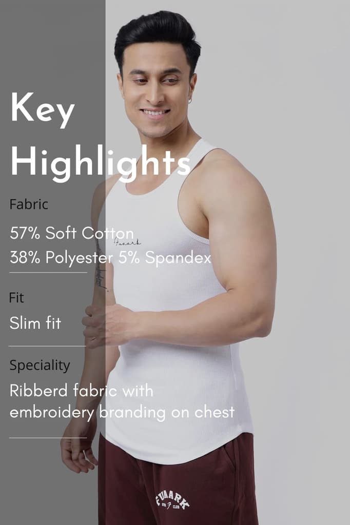 Ribbed Tank White — photo 7