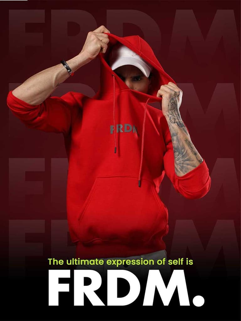 FRDM. Rouge Red Hoodie — photo 3