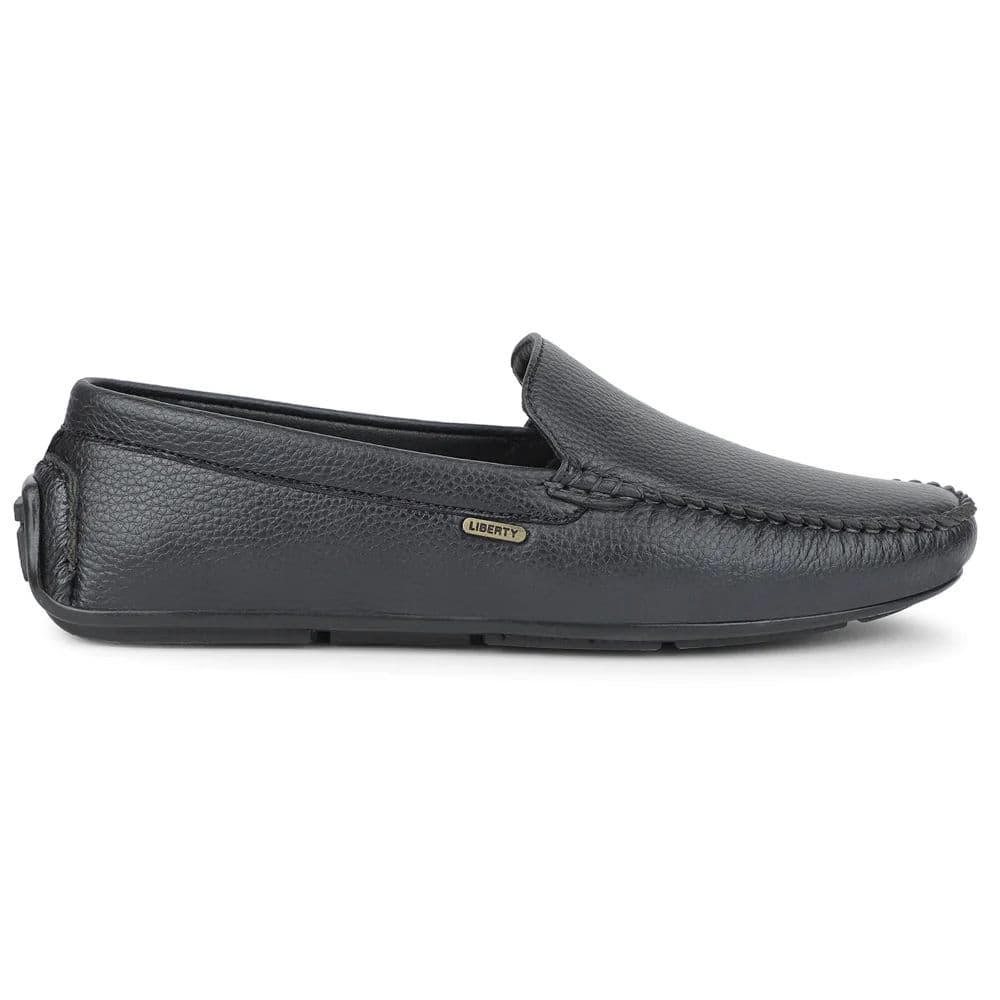 Fortune Navy Blue Casual Loafers For Men AVL-4 By Liberty — photo 2