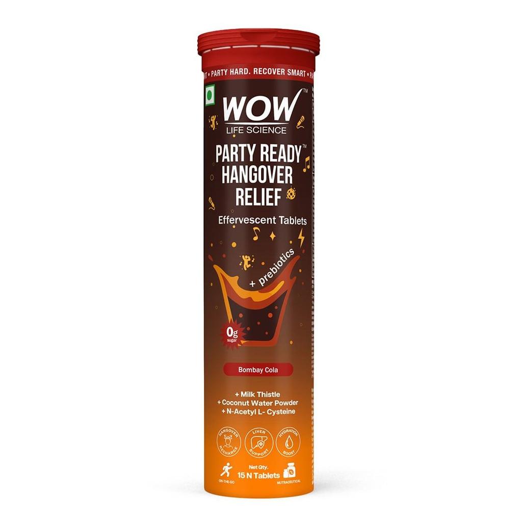 Party Ready Hangover Relief Effervescent Tablets Fast Recovery
