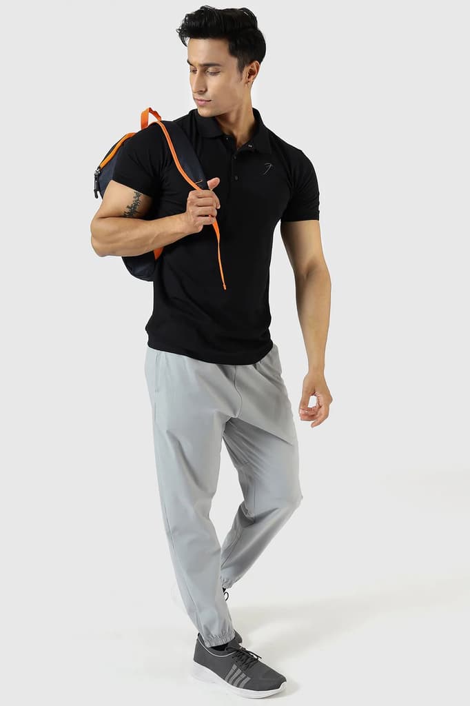 Aura Polo T-shirt Black — photo 2