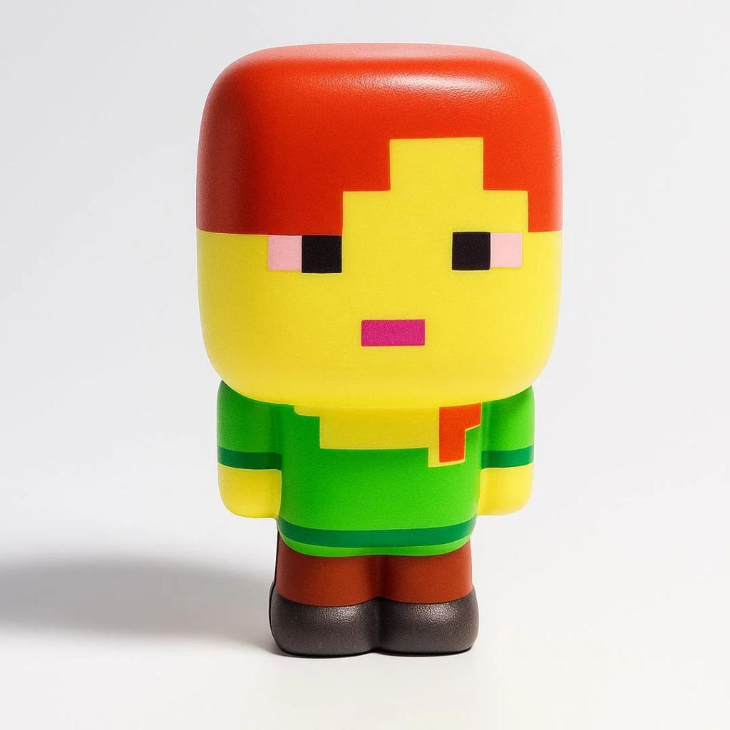 Minecraft Squeeze Toy – Soft Slow-Rising Stress Relief Squishies — Alex