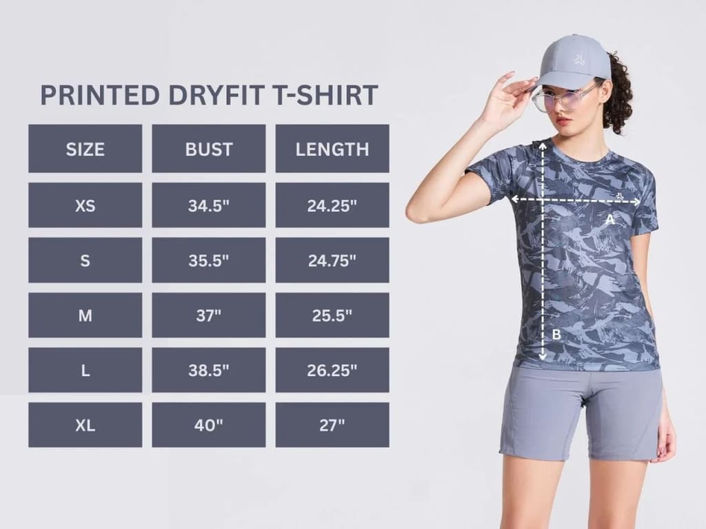 Women's Black Printed Round Neck T-Shirt — photo 7