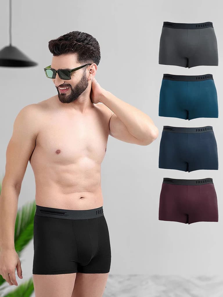 Men's Anti-Bacterial Micro Modal Trunk (Pack of 5) — photo 12