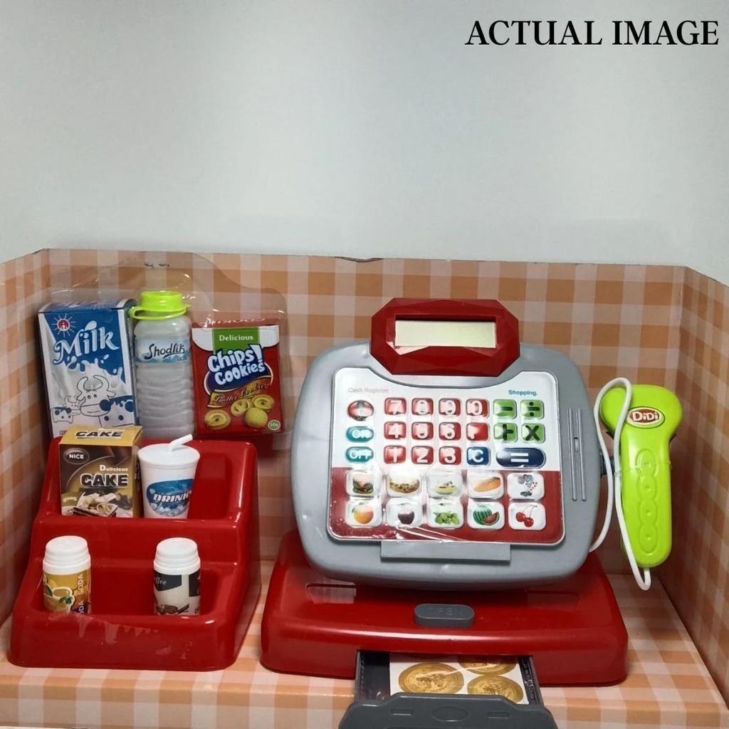 Kids Cash Register Toy | Educational Supermarket Role Play Set for Ages 3+ — photo 4
