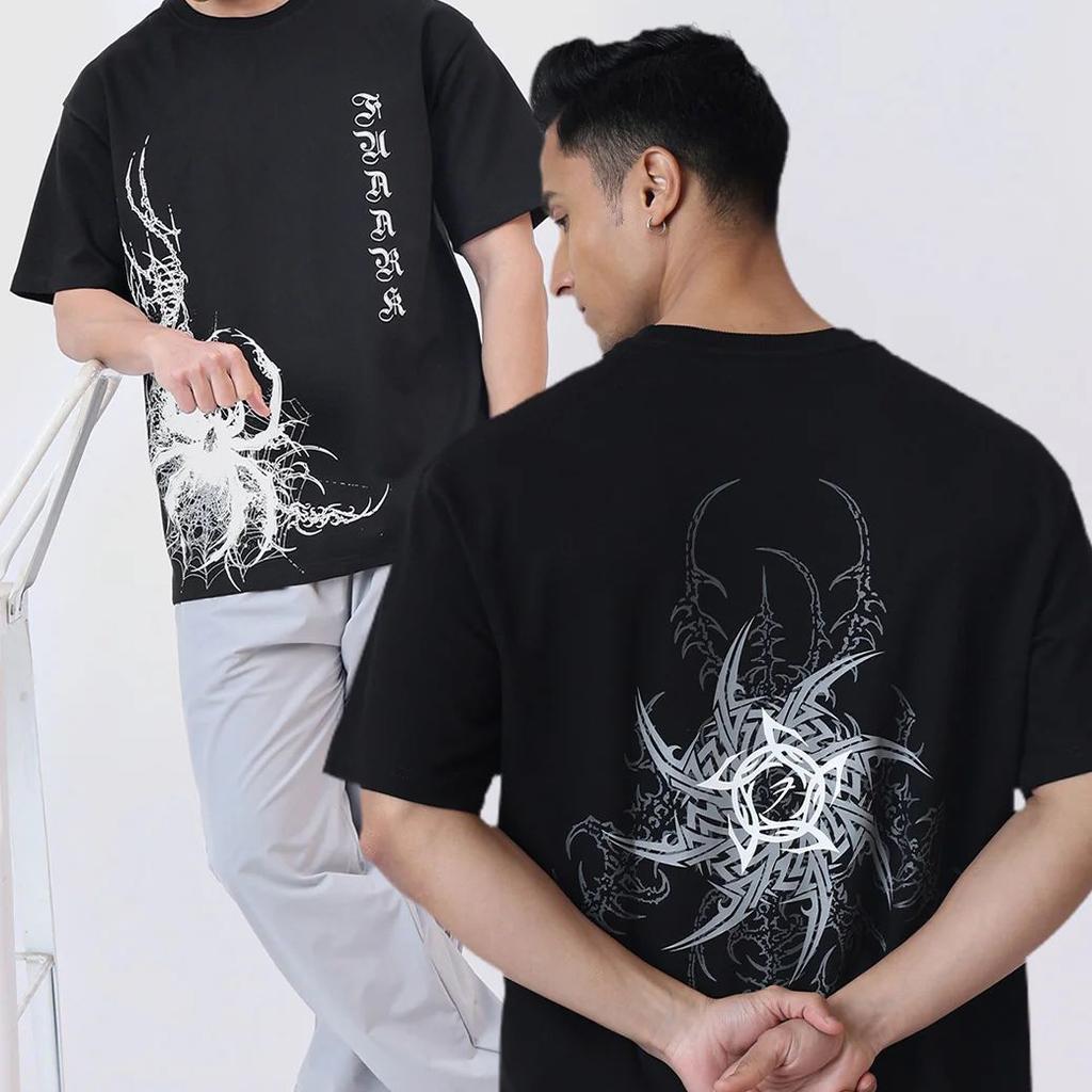 Dark Web Oversized T-shirt Black