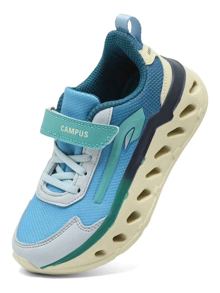 MUFFLE K Blue Kids Running Shoes — photo 3