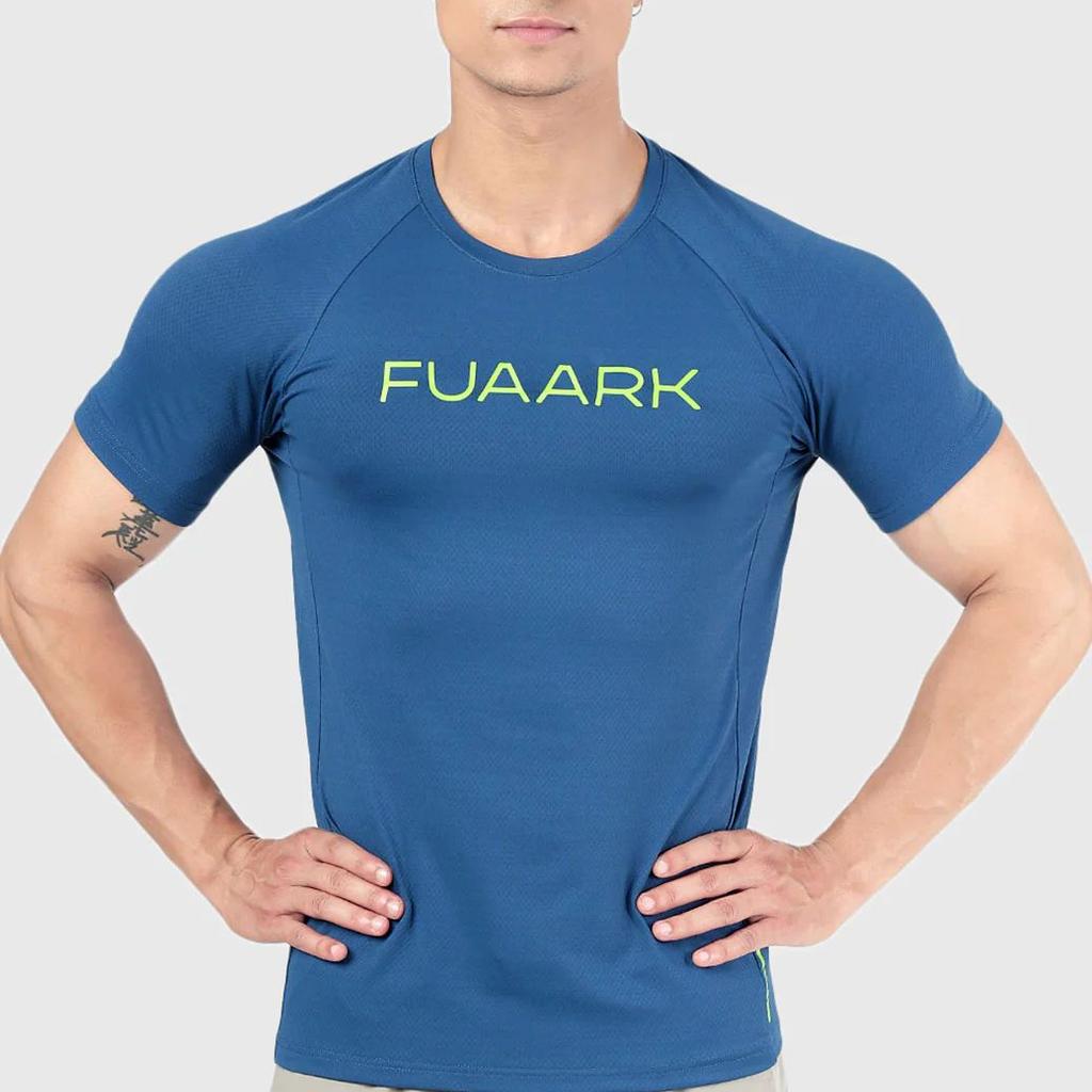 Aura Textured T-shirt Teal