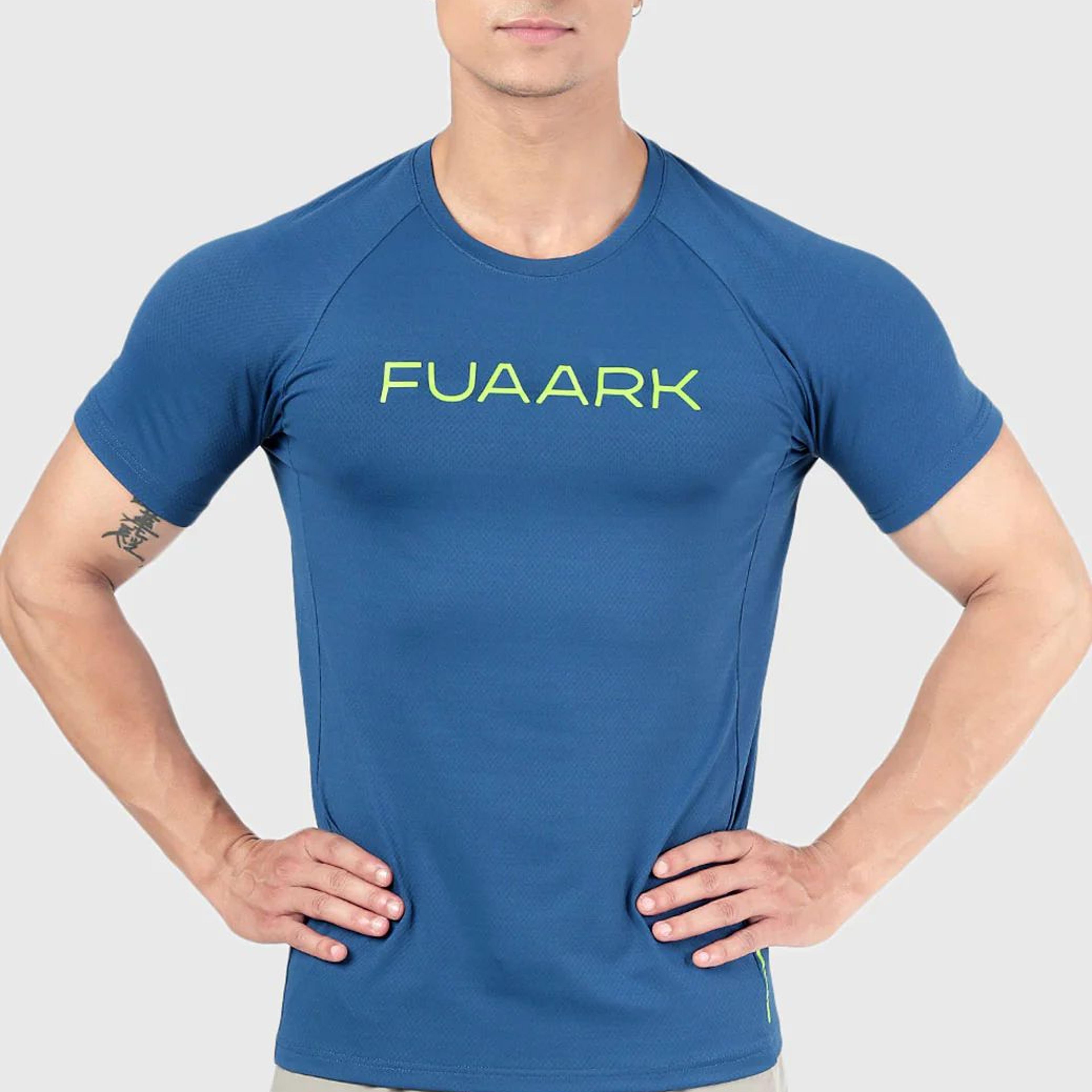 Aura Textured T-shirt Teal