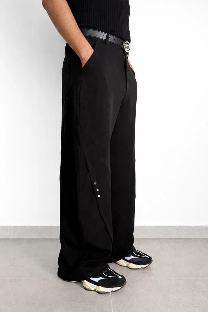 Bound Barrel Fit Rivet Pants — photo 5