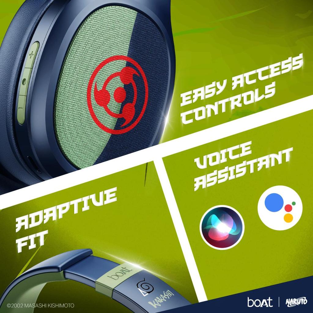 boAt Rockerz 460 Naruto Edition | Naruto Series – Wireless Headphones with 30 Hours Playback & BEAST™ Mode — photo 6