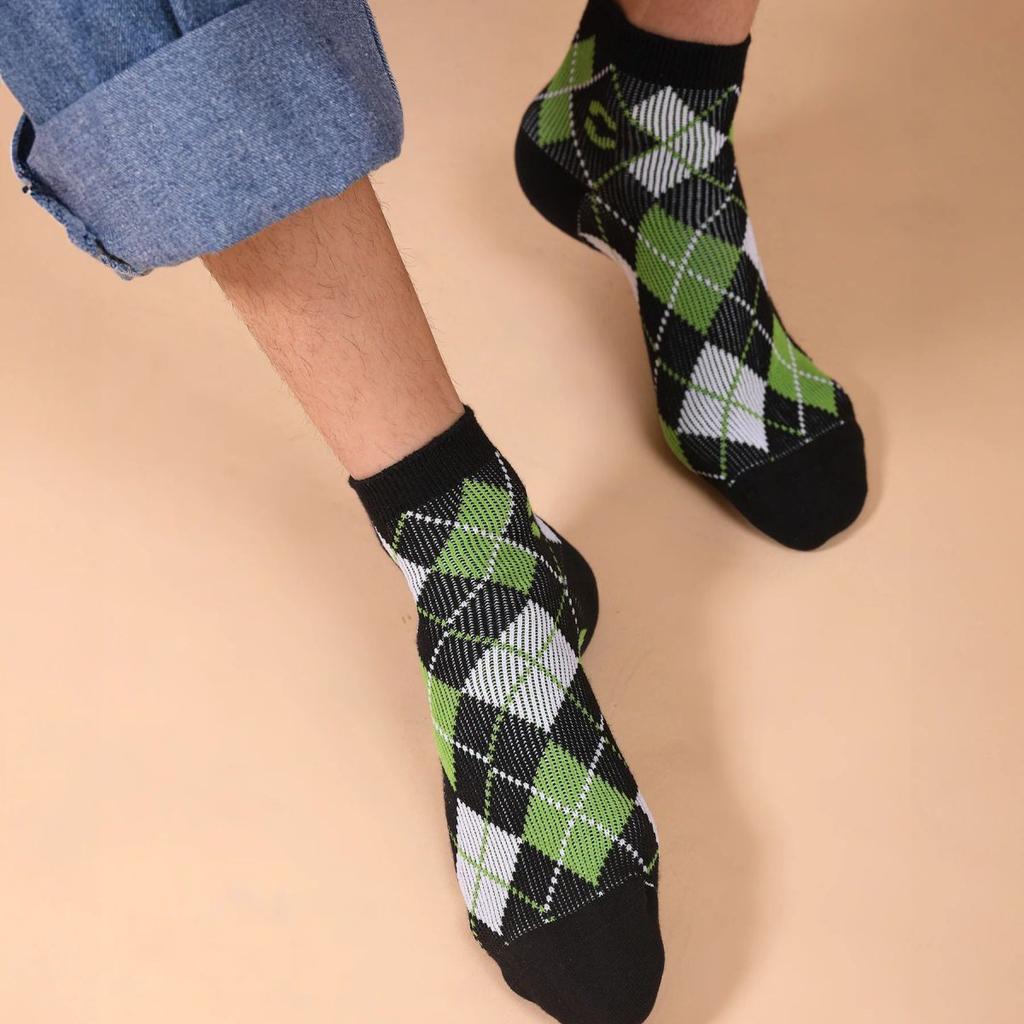 UltraComfort Colorblock Ankle Socks