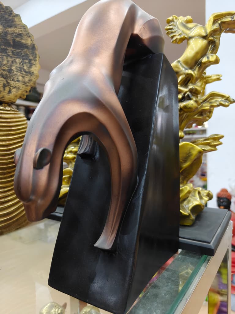 Bronze Horse Statue | Decorative | Metal | Gold