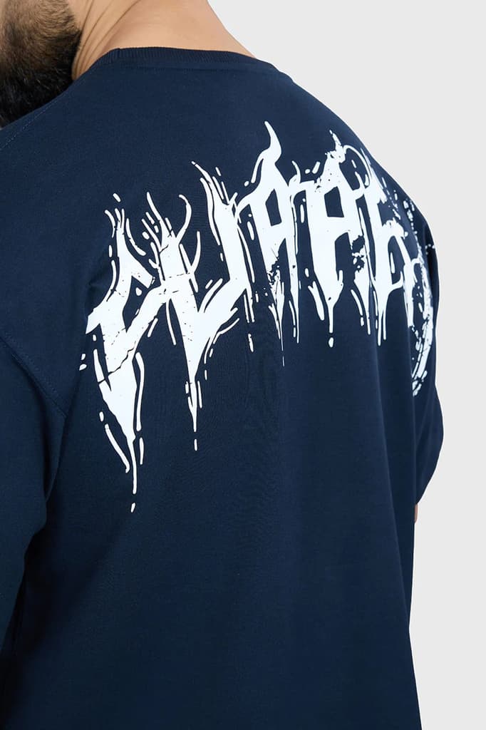 Ignite Oversized T-shirt Navy — photo 4
