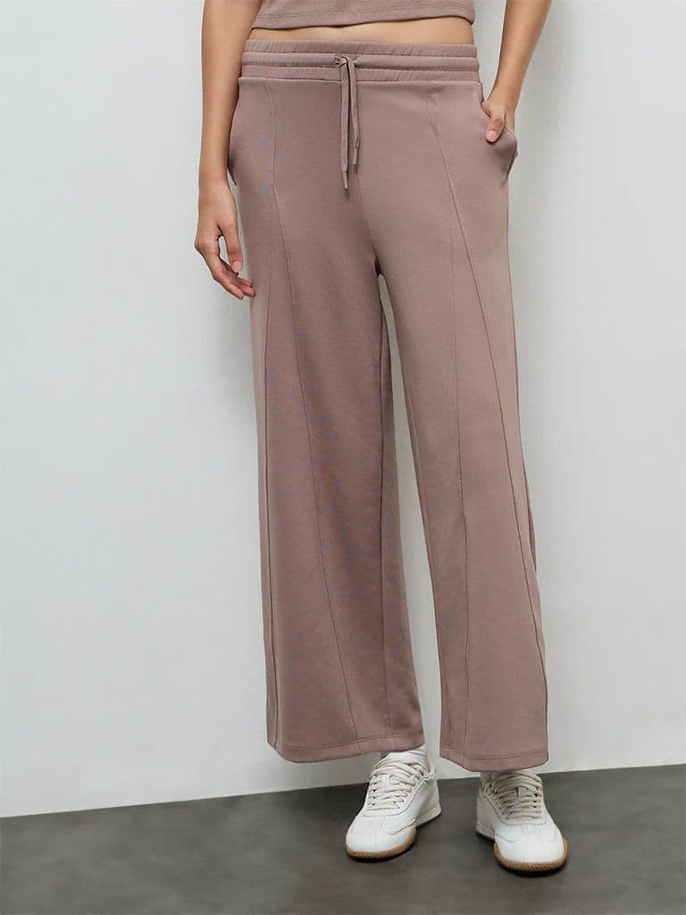 Nuoflexx Dusty Mauve High-Rise Pants — photo 2