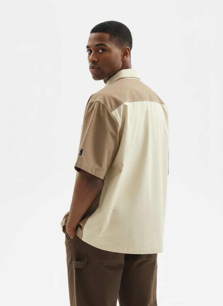 Colourblocked Casual Shirt // 002 — photo 2