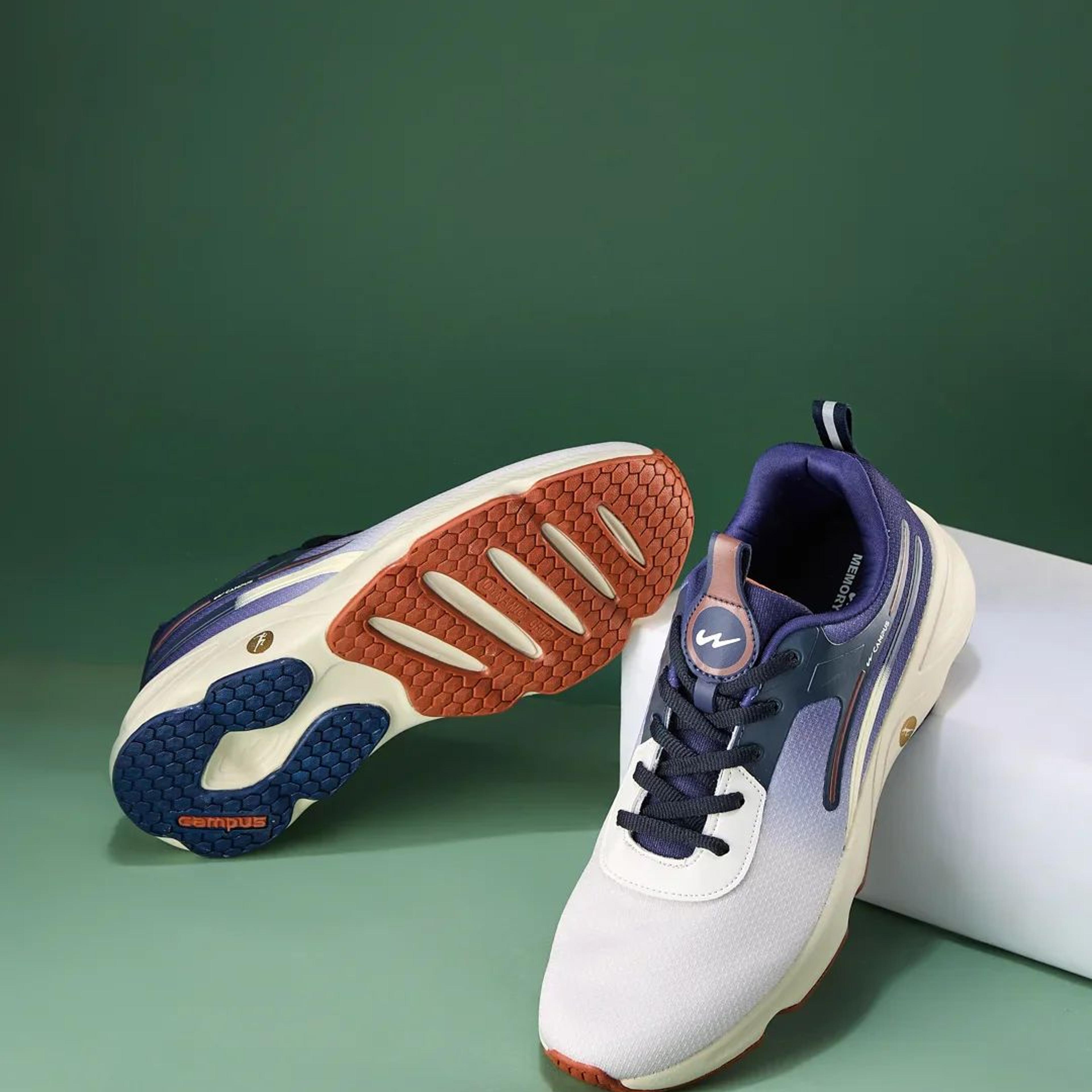 MELLOW Beige Men's Running Shoes