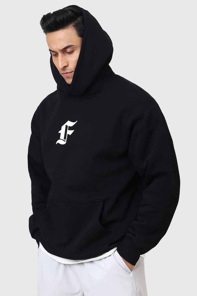 Rage Oversized Hoodie Black — photo 5