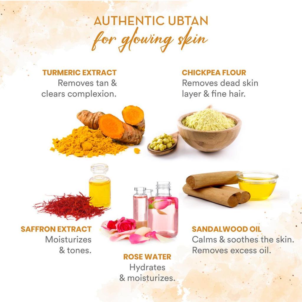 Ubtan Cream Face Wash Brightening & Deep Cleanse