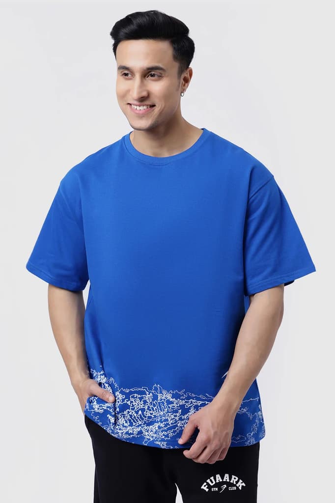 Monster Truck Oversized T-shirt Blue — photo 2