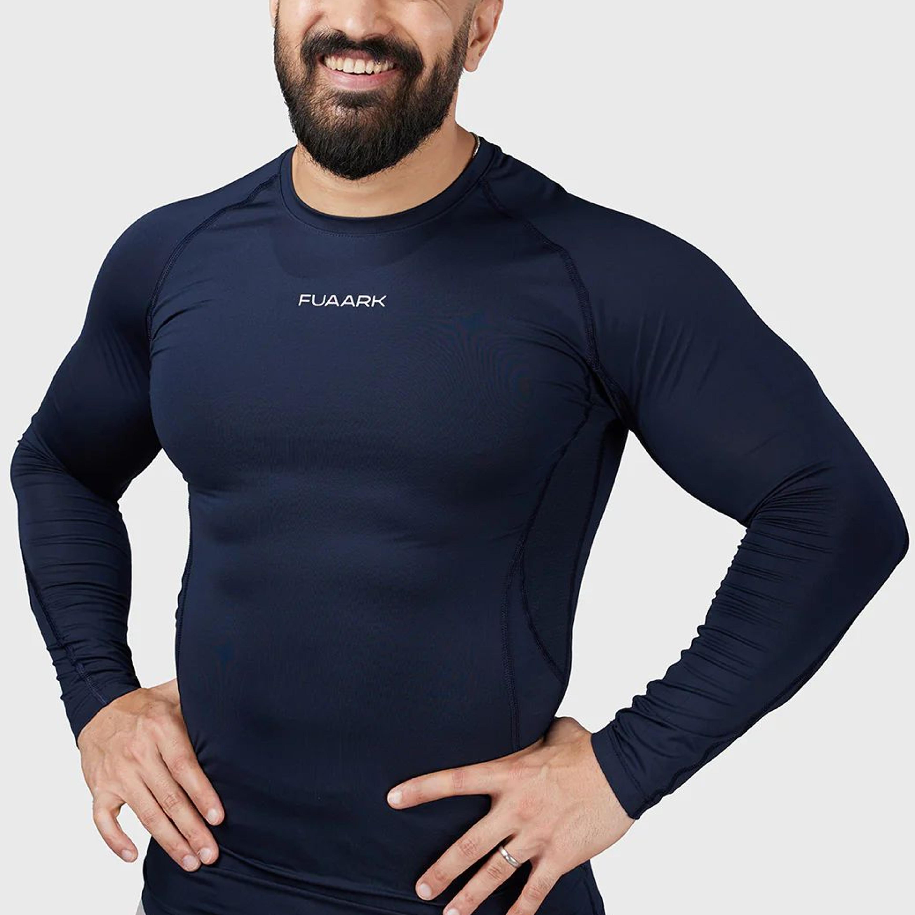 Compression 2.0 Full Sleeves T-shirt Navy