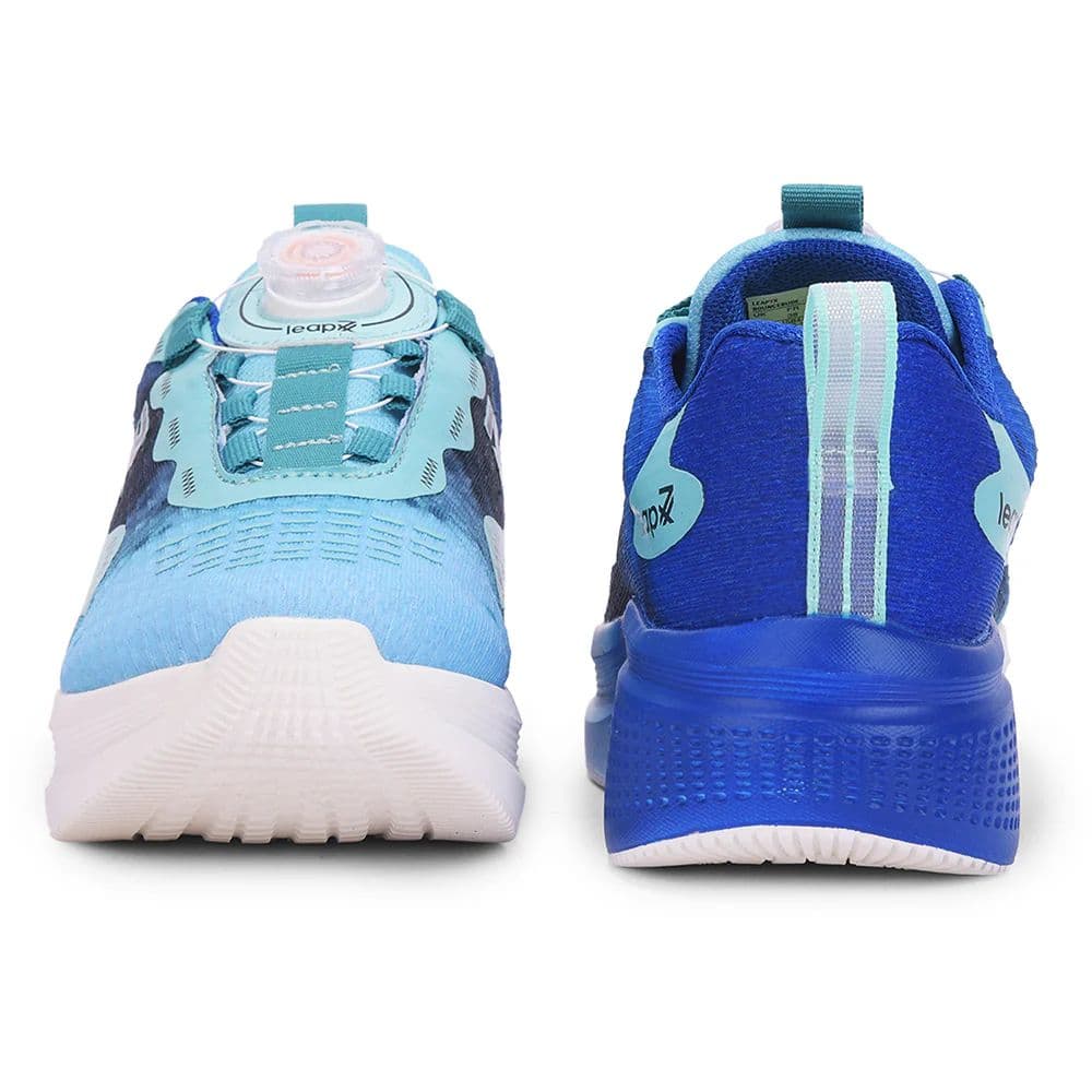 LEAP7X BOUNCEBUDE Sea Green Sports Non Lacing Jogging Shoes for Kids by Liberty — photo 8